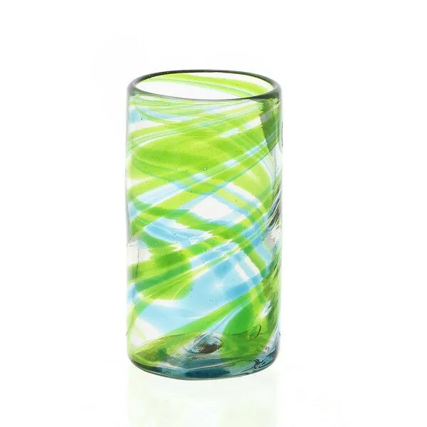 GLOBO Fair Trade GLOBO Fair Trade Glas Longdrink, Recyclingglas mundgeblasen, Mangrove, – Produktbild 1 von 1