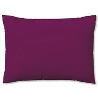 Schlafgut Schlafgut Kissenbezug Knitted Jersey - 95% Biobaumwolle, 5% Elasthan - uni, Purple deep, – Produktbild 1 von 1