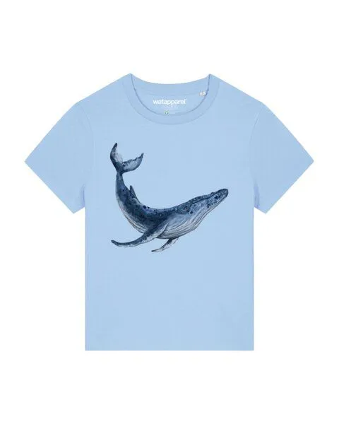 watapparel watapparel T-Shirt Frauen Wal, Blue soul, – Produktbild 1 von 4