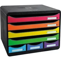 Exacompta Exacompta Schubladenbox STORE-BOX Mini Iderama® schwarz – Produktbild 2 von 2