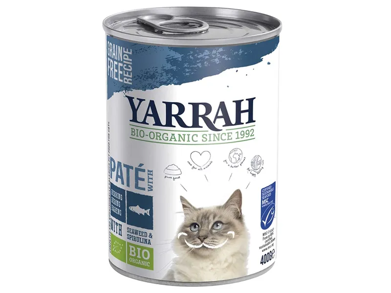 Yarrah YARRAH Bio-Katzen-Nassfutter, Fisch, 400 g – Produktbild 1 von 1