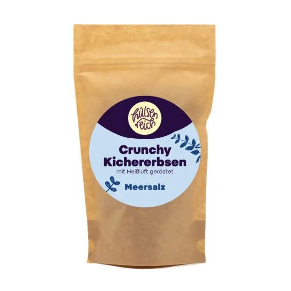 Hülsenreich Hülsenreich Bio Crunchy Kichererbsen Meersalz – Produktbild 1 von 4