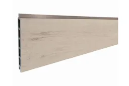 woodstore24 Einzelelement WPC Zaun / Sichtschutz / Steckzaun, 20 (S) x 140 (H) x 1800 (B) mm in Bicolour Grau, 2er Set – Produktbild 1 von 1