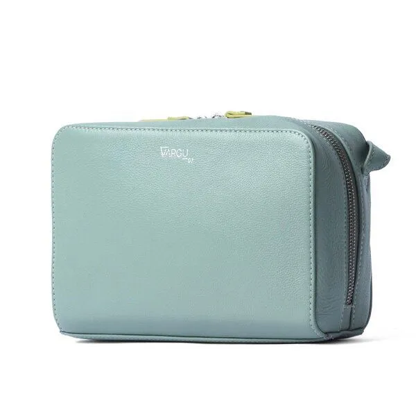 Vargu Vargu Leder-Umhängetasche Estem 1, Mint green, – Produktbild 3 von 4