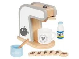 Goki goki Kinder Kaffeemaschine aus Holz, 13-teilig, bunt lackiert Maße 17,5 x 10,5 x 16,5 cm – Produktbild 1 von 1
