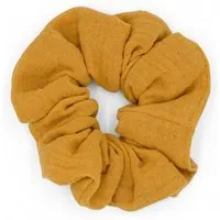 Hutch Putch Hutch&Putch Musselin-Scrunchie • Erwachsene, Senfgelb, – Produktbild 1 von 1