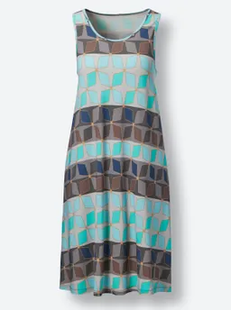 feel good Sommerkleid aquamarin-gemustert – Produktbild 1 von 1