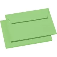 Clairefontaine 20 Clairefontaine Briefumschläge "Pollen" C6, Haftklebung, o. Fenster, 120 g/m² grün – Produktbild 1 von 1