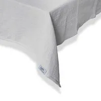 Hutch Putch Hutch&Putch Musselin-Tischdecke "Angelina" • Light Grey – Produktbild 1 von 1