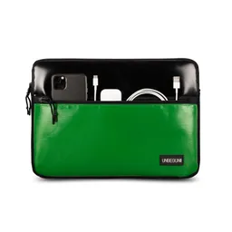 UNBEGUN UNBEGUN Herren vegan Laptop-Tasche Mit Fronttasche /Grün – Produktbild 1 von 1