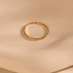 ELEKTROPULLI Größenverstellbarer Fine Ring 1,3mm schmal, ca. Ø 17 - 19mm von Elektropulli – Produktbild 1 von 1