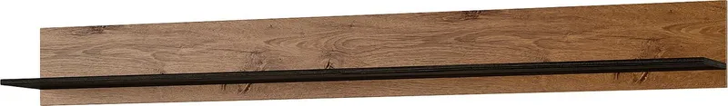 OTTO home Wandregal Larona, Breite 185 cm, Wandboard, Braun, – Produktbild 2 von 8