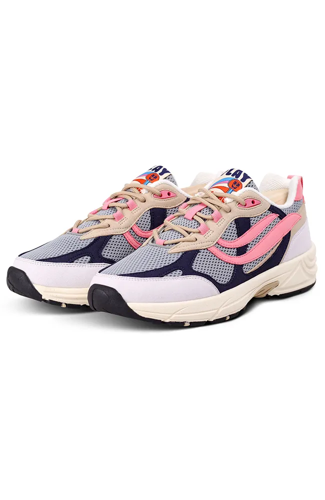 Genesis Genesis Damen vegan Sneaker G-Eco`99 Reco Grau Marine Pink, Grau, – Produktbild 2 von 2