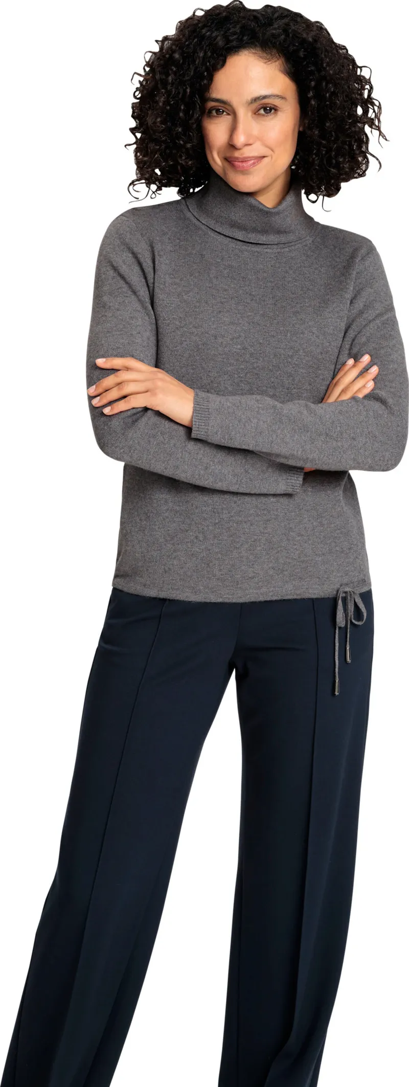 Witt Langarm-Pullover, Anthrazit-meliert, – Produktbild 2 von 2