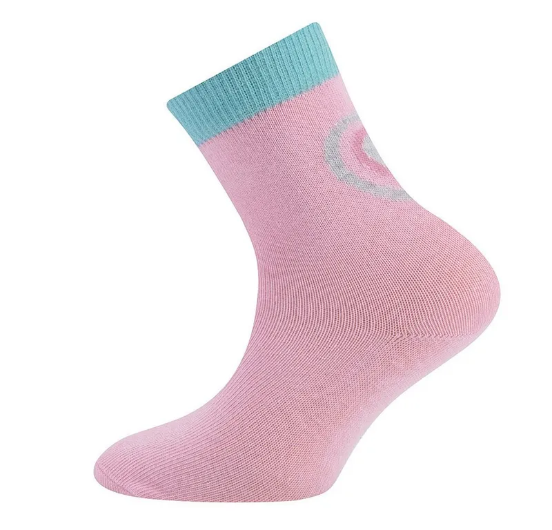 Ewers Ewers Socken Socken 6er Pack GOTS Blumen/Herzen (6-Paar), Grau, – Produktbild 3 von 4