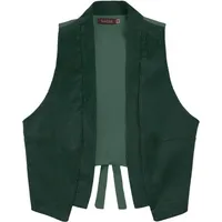 WiDDA WiDDA Damen vegan Vest Spencer Deep Sea Dark Green – Produktbild 1 von 1