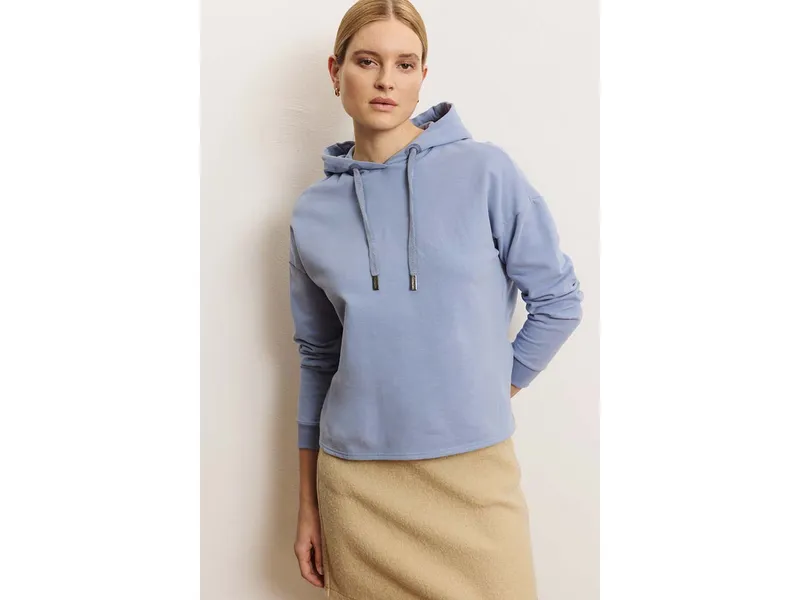 Tranquillo Tranquillo Hoodie Arvidee aus Biobaumwolle - tempest blue – Produktbild 5 von 8