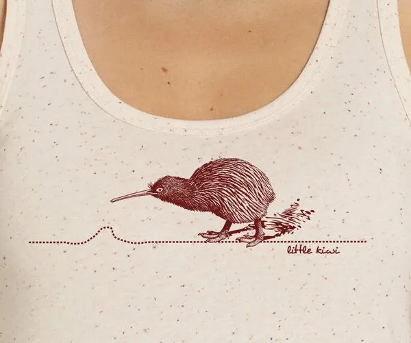 little kiwi little kiwi Damen Tank Top, "Kiwi", Mandarine, – Produktbild 2 von 3