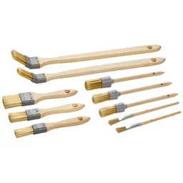 Color Expert Color Expert Pinsel-Set, 10-teilig Kunstborste, Holzsti. – Produktbild 1 von 1