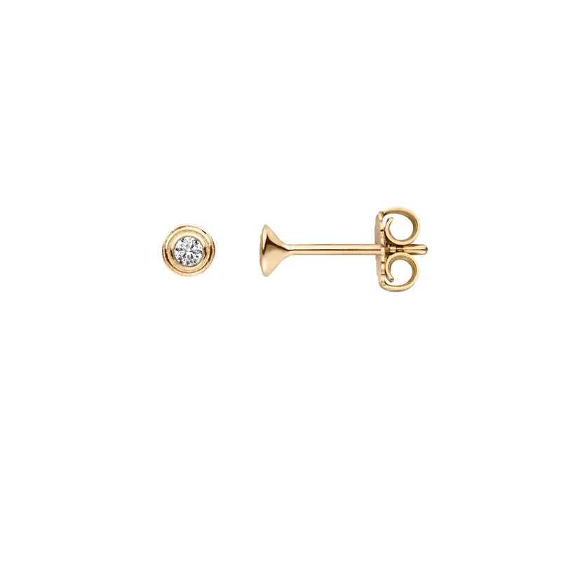 Maren Jewellery Maren Jewellery Drops of Memories Ohrring 18 Karat Gold & im Labor Diamanten – Produktbild 1 von 4