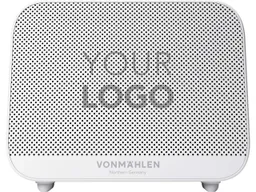 VONMÄHLEN VONMÄHLEN Bluetooth Lautsprecher 'AIR BEATS GO' inkl. 4-farbigem Aufdruck, weiß – Produktbild 1 von 1