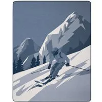 biederlack biederlack Wohndecke Serie Alp Chic "Snow flow" 80% recycelte Fasern – Produktbild 1 von 1