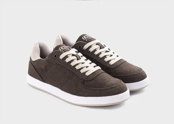 8000Kicks 8000Kicks Seeker Dunkelbraun - Wasserabweisender Hanfschuh – Produktbild 2 von 4