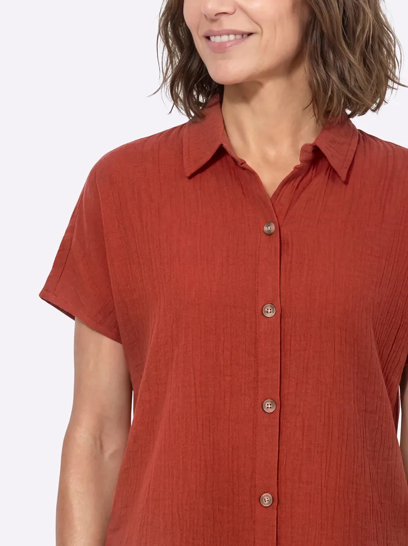 Witt Longbluse rostrot, Rostrot, – Produktbild 2 von 2