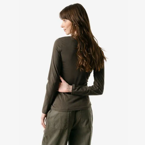Living Crafts Living Crafts Langarm-Shirt - SUSANNA, Pineneedle (grün), – Produktbild 4 von 4