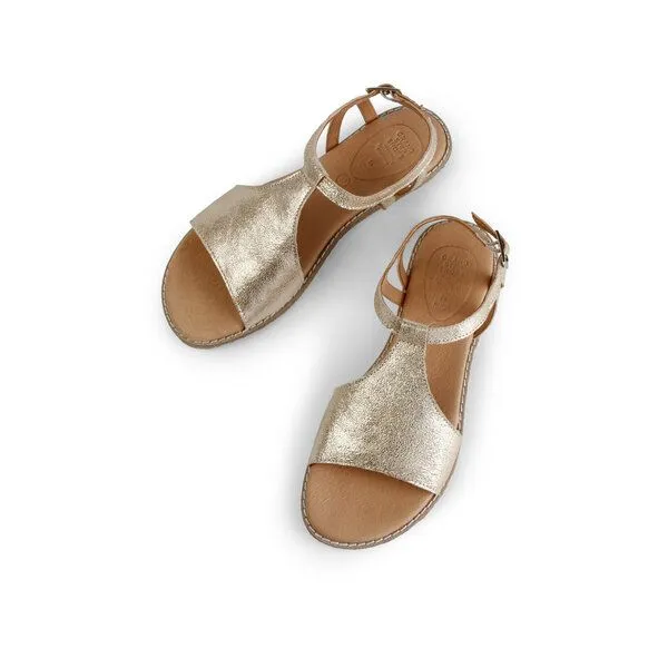 Grand Step Shoes Grand Step Shoes Leder-Sandalen Eldora, Gold, – Produktbild 2 von 4