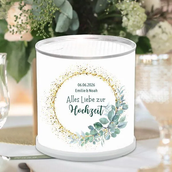 MacFlowers MacFlowers Personalisierbar zur Hochzeit Olivenbaum Anzuchtset – mit Namen & Datum – Produktbild 2 von 2