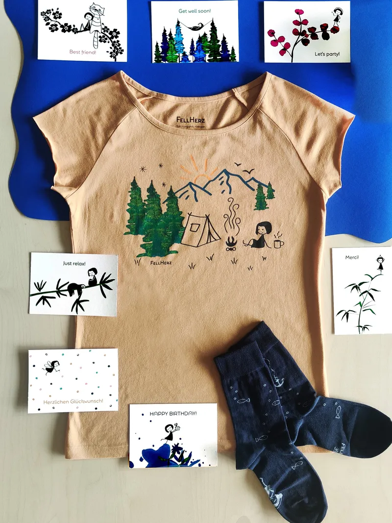FellHerz Vorteils Bundle Camping Girl clay - S / 35-38 – Produktbild 1 von 1