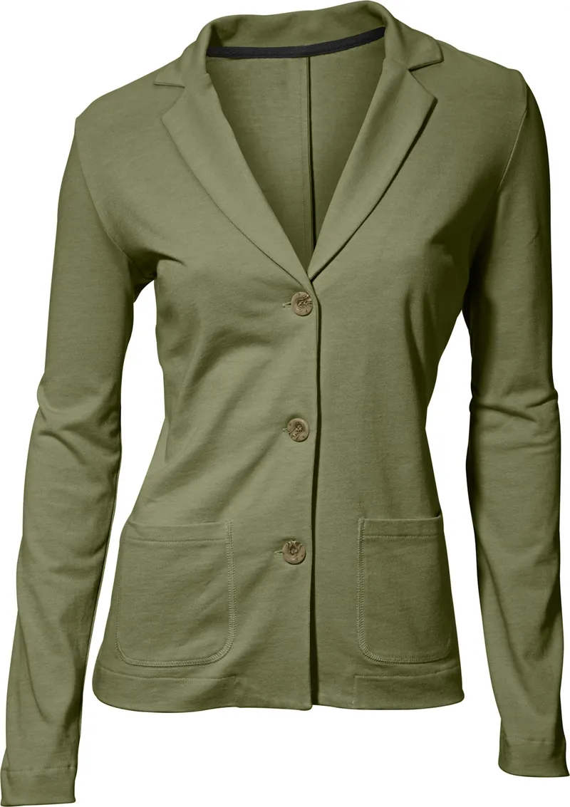heine Jerseyblazer oliv, Oliv, – Produktbild 3 von 3