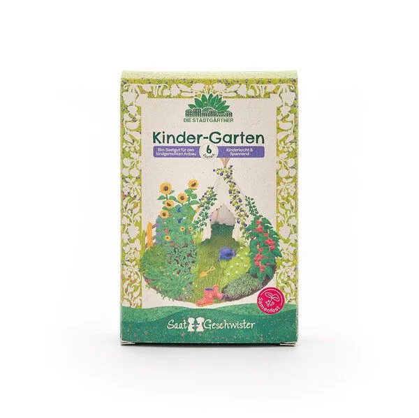 Die Stadtgärtner Die Stadtgärtner BIO-Saatgut-Set "Kinder-Garten" I Tolles Saatgut-Set für Kinder als Geschenk – Produktbild 3 von 3