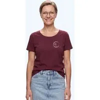 Life-Tree Life-Tree Organic Fairwear Shirt Women Basic | Rot/Blau, Rot, – Produktbild 1 von 2