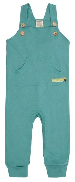 loud + proud loud + proud Babys & Kinder, Latzhose, GOTS-zertifiziert, Oregano (grün), – Produktbild 2 von 2