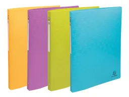 Exacompta 20 Exacompta Ringbücher "Pop'N Co", DIN A4, 4 Ringe 15 mm, RB 20 mm, sortiert – Produktbild 1 von 1
