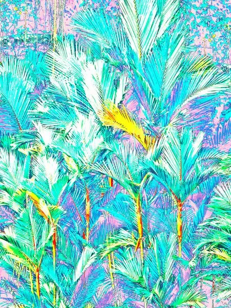 Photocircle Photocircle Poster / Leinwandbild - Palm Garden – Produktbild 1 von 4