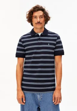 ARMEDANGELS ARMEDANGELS STRIPED POLO Herren Polo-Shirt aus 100% Bio-Baumwolle – Produktbild 1 von 1