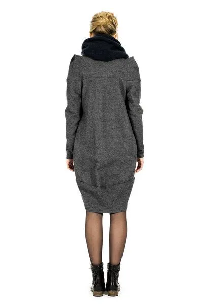 FORMAT FORMAT DROP cardigan, Sweat, Schwarz, – Produktbild 4 von 4