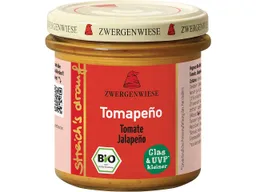 Zwergenwiese Zwergenwiese streich's drauf Tomapeno 'Tomate und Jalapeno', vegan. 135 g – Produktbild 1 von 1