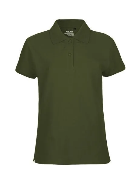 Neutral® - 3FREUNDE Neutral® - 3FREUNDE Frauen Poloshirt, Military, – Produktbild 1 von 3