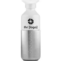 Dopper Dopper Trinkflasche "Steel" 350 ml inkl. 1-farbigem Aufdruck, silver – Produktbild 1 von 1