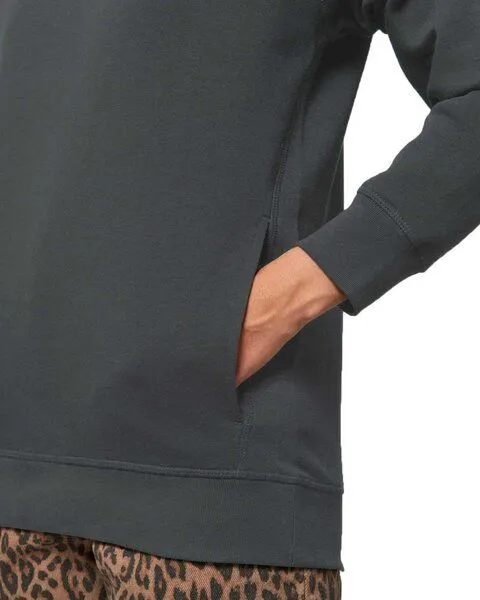 YTWOO YTWOO Hoodie für Damen und Herren, Kapuzenpullover, Basic, Unisex, Anthrazit, – Produktbild 4 von 4