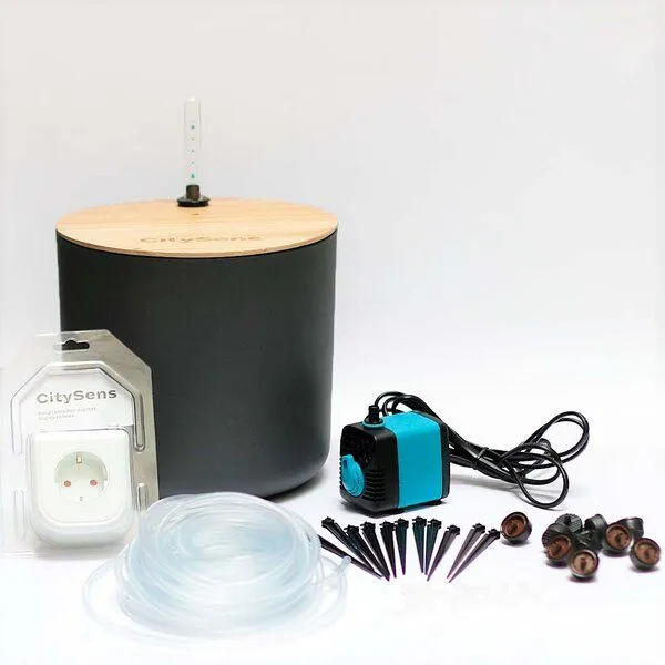 CitySens CitySens Automatische Tropfbewässerung mit Wasserspeicher, Anthrazit, – Produktbild 4 von 4