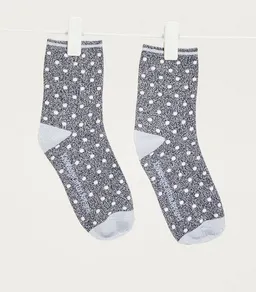 KnowledgeCotton Apparel KnowledgeCotton Apparel Socken - HONEY Lurex Glitter Dot Socks - aus Bio-Baumwolle & recyceltem Polyester – Produktbild 1 von 1