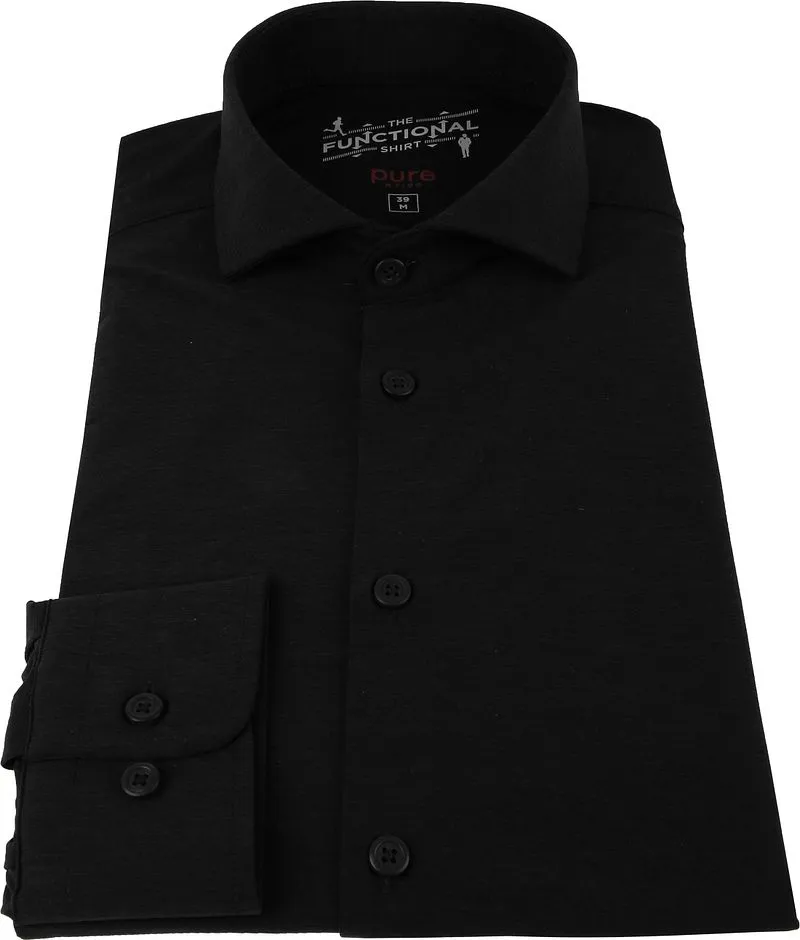Pure Pure H.Tico The Functional Shirt Schwarz - Größe 39 (M), Schwarz, – Produktbild 3 von 3