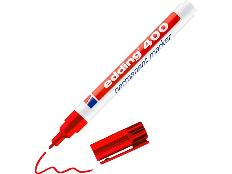 Edding Edding Permanentmarker "400" rot – Produktbild 2 von 8
