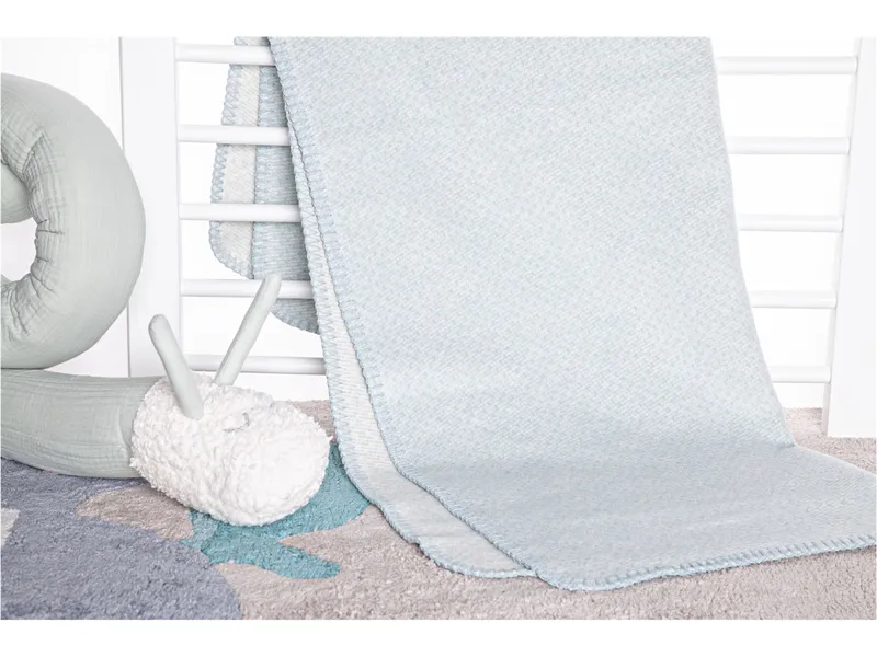 Richter Textilien Richter Textilien Babydecke Bio-Baumwolle Melange 75 x 100 cm, Mehrfarbig, – Produktbild 2 von 2