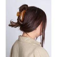 JAN N JUNE JAN N JUNE MACHETE Haarklammer MIDI CLAW aus Acetat, Cognac (braun), – Produktbild 1 von 1